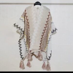 0045.  Multicolor Chevron Knit Sweater